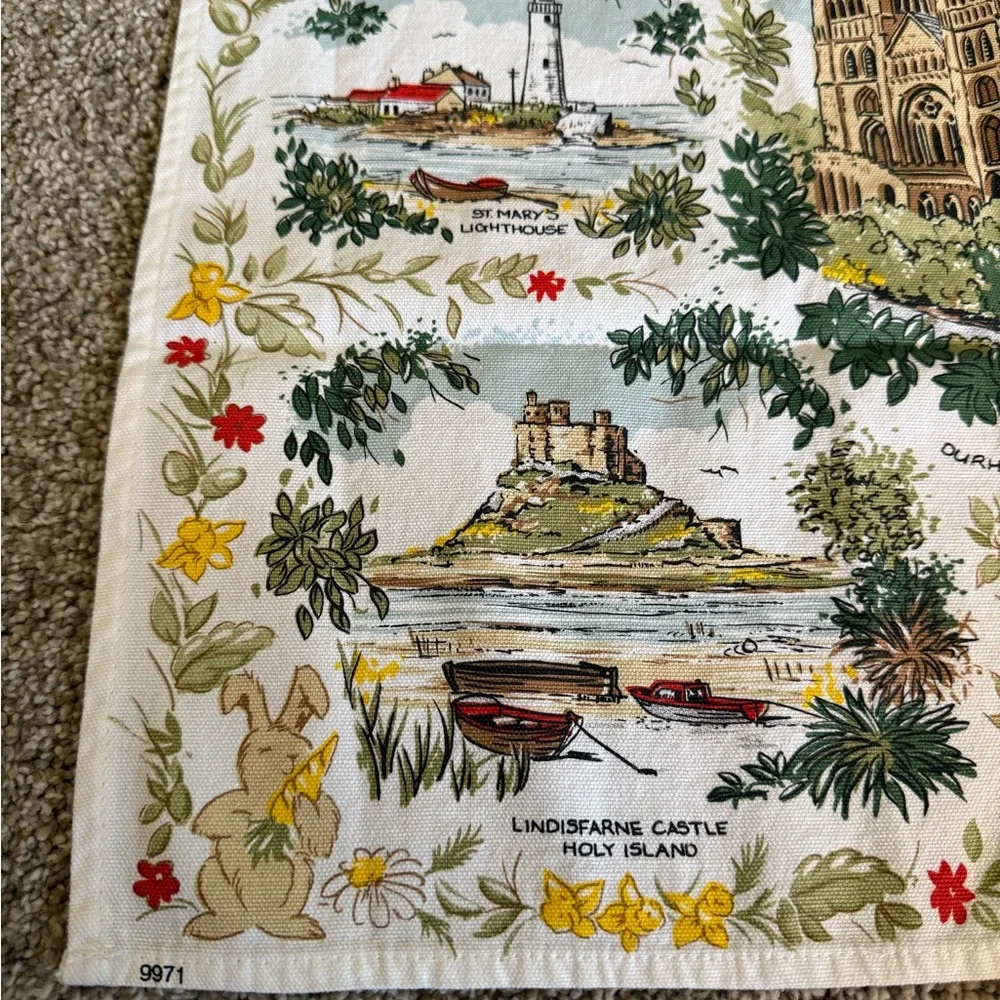Northumerland tea towel